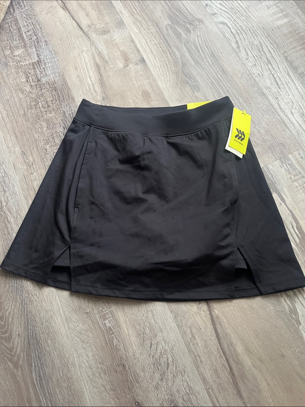 all in motion Black Athletic Skort with Side Pockets